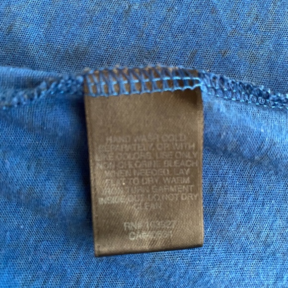 Marc by Marc Jacobs Blue Black Pattern Tee Size S - Picture 6 of 7